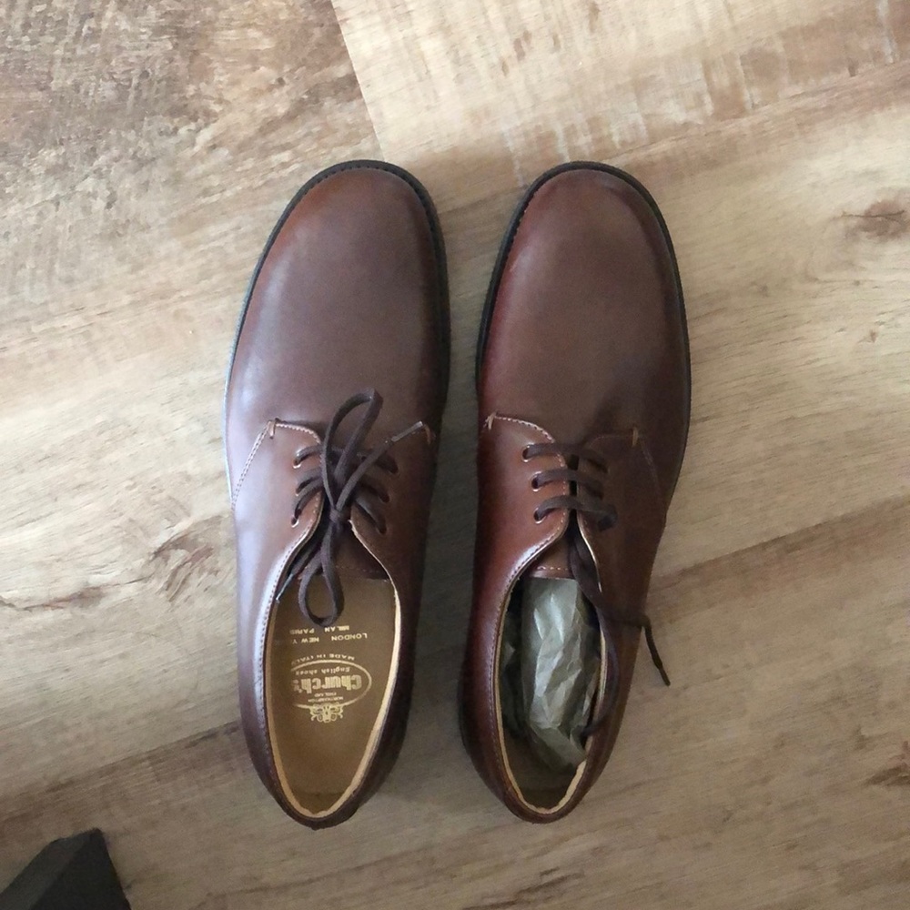 Church’s Oxford Shoe Classic 37 Charmaine 8341 Superb Bruc Gomma